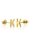 Top 10 🧨 10k Yellow Gold K Initial Earrings by Belk & Co. 🥰