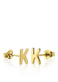 Top 10 🧨 10k Yellow Gold K Initial Earrings by Belk & Co. 🥰 -DealsBelk & Co. Store Belk 6817