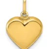 Brand new 🥰 14K Yellow Gold Polished 3-D Puffed Heart Pendant by Belk & Co. 🌟