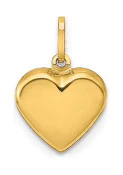 Brand new 🥰 14K Yellow Gold Polished 3-D Puffed Heart Pendant by Belk & Co. 🌟