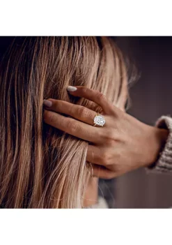 Flash Sale 🛒 Lab Created Created Moissanite Engagement Ring in 10k Yellow Gold by Belk & Co. ⌛ -DealsBelk & Co. Store Belk 6850