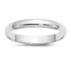 Flash Sale 😉 Women's 14K White Gold 3 Millimeter Lightweight Half Round Band by Belk & Co. 🤩