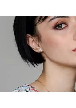 Outlet 🔥 Lab Created Created White Sapphire Pendant with Chain in Sterling Silver by Belk & Co. 🎉 -DealsBelk & Co. Store Belk 6910