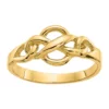Cheapest 😀 14K Yellow Gold Free Form Knot Ring by Belk & Co. 🔥