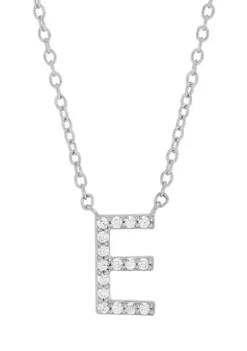 Budget ❤️ 1/10 ct. t.w. Diamond Initial Necklace in Sterling Silver with 18" Cable Chain by Belk & Co. 🔥 28 Budget ❤️ 1/10 ct. t.w. Diamond Initial Necklace in Sterling Silver with 18" Cable Chain by Belk & Co. 🔥 -DealsBelk & Co. Store Belk 70