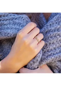 Best deal 🎁 Citrine and Diamond Accent Eternity Ring in 10k Yellow Gold by Belk & Co. 🤩 -DealsBelk & Co. Store Belk 7083