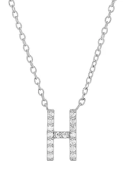 Budget ❤️ 1/10 ct. t.w. Diamond Initial Necklace in Sterling Silver with 18" Cable Chain by Belk & Co. 🔥 29 Budget ❤️ 1/10 ct. t.w. Diamond Initial Necklace in Sterling Silver with 18" Cable Chain by Belk & Co. 🔥 -DealsBelk & Co. Store Belk 71