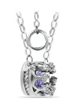 Discount 🔥 3/8 ct. 5MM Round Tanzanite and White Topaz Hidden Halo Necklace on 16 inch Chain with Extender, Sterling Silver by Belk & Co. ⭐ 7 Discount 🔥 3/8 ct. 5MM Round Tanzanite and White Topaz Hidden Halo Necklace on 16 inch Chain with Extender, Sterling Silver by Belk & Co. ⭐ -DealsBelk & Co. Store Belk 7107