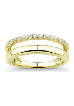 Best Sale 👍 1/4 ct. t.w. Diamond Ring in 10K Yellow Gold by Belk & Co. 🔔