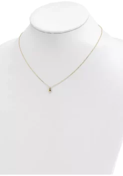 Best Sale 🎁 16.5 Inch Polished Puffed Heart Necklace in 14K Yellow Gold by Belk & Co. ⌛ -DealsBelk & Co. Store Belk 7144