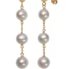 Coupon 🛒 6-7 mm Cultured Freshwater Pearl Tin Cup Drop Earrings in 10k Yellow Gold by Belk & Co. 💯