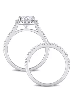 Brand new ๐ Lab Created 2 CT DEW Oval-Cut Moissanite and 1/3 CT TW Diamond Bridal Set in 14k White Gold by Belk & Co. ๐ฅ 8 Brand new ๐ Lab Created 2 CT DEW Oval-Cut Moissanite and 1/3 CT TW Diamond Bridal Set in 14k White Gold by Belk & Co. ๐ฅ -DealsBelk & Co. Store Belk 7170