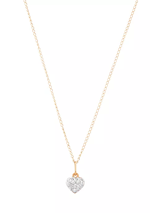 Coupon ๐ Kids White Crystal Heart Pendant in 14k Yellow Gold by Belk & Co. ๐ 2 Coupon ๐ Kids White Crystal Heart Pendant in 14k Yellow Gold by Belk & Co. ๐ - Image 2