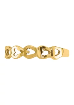 Discount 🥰 14K Yellow Gold Heart Ring by Belk & Co. 🥰 -DealsBelk & Co. Store Belk 7245