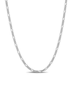 Flash Sale ๐ฅ Sterling Silver 2.2mm Figaro Chain Necklace by Belk & Co. ๐