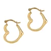Best Sale 😍 10KY Heart Hoop Earring by Belk & Co. 🥰