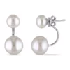 Brand new 😀 Cultured Freshwater Pearl Earrings with Jackets in Sterling Silver by Belk & Co. ⌛