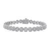 Best Pirce 🔔 1 ct. t.w. Diamond Tennis Link Bracelet In Sterling Silver by Belk & Co. 🥰
