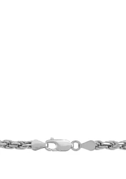 Wholesale 🎉 26 Inch Rope Chain in Sterling Silver by Belk & Co. 🔔 -DealsBelk & Co. Store Belk 7496