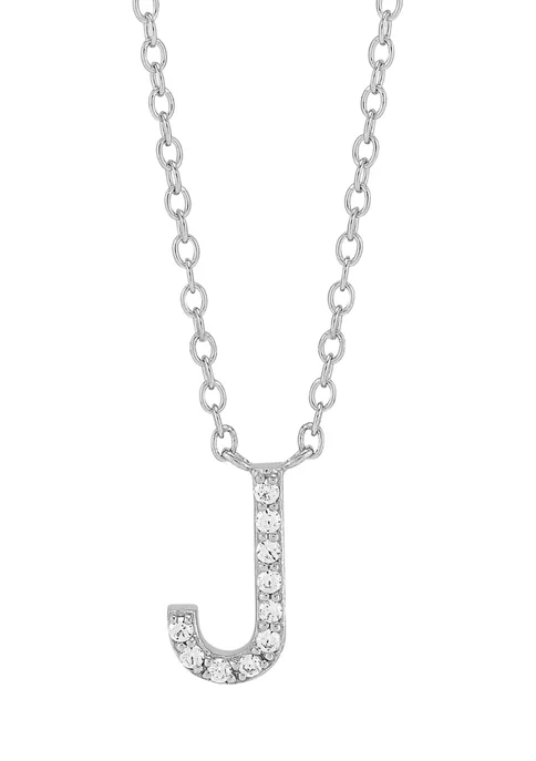 Budget ❤️ 1/10 ct. t.w. Diamond Initial Necklace in Sterling Silver with 18" Cable Chain by Belk & Co. 🔥 16 Budget ❤️ 1/10 ct. t.w. Diamond Initial Necklace in Sterling Silver with 18" Cable Chain by Belk & Co. 🔥 - Image 16
