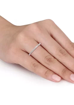 Deals 🔥 1/5 ct. t.w. Diamond Anniversary Band in 10K Rose Gold by Belk & Co. 🤩 -DealsBelk & Co. Store Belk 7517