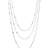 Top 10 🛒 Grad Triple Layer Alternate Cable and Forzatin Necklace in Sterling Silver by Belk & Co. ❤️