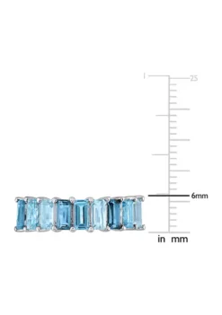 Best reviews of 🔥 2.5 ct. t.w. Blue Topaz Semi-Eternity Ring in Sterling Silver by Belk & Co. 🎁 -DealsBelk & Co. Store Belk 7539