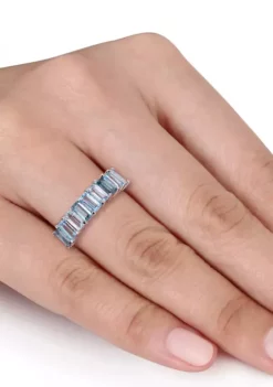 Best reviews of 🔥 2.5 ct. t.w. Blue Topaz Semi-Eternity Ring in Sterling Silver by Belk & Co. 🎁 -DealsBelk & Co. Store Belk 7540