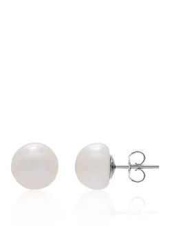 Best Sale โ๏ธ Freshwater Pearl Earrings in Sterling Silver by Belk & Co. โจ