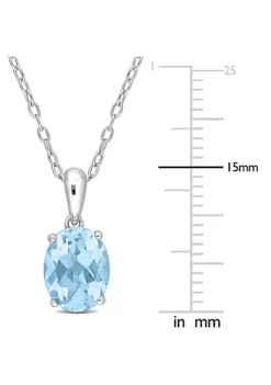 Discount 😍 2.5 ct. t.g.w. Sky Blue Topaz Solitaire Pendant with Chain in Sterling Silver by Belk & Co. ✔️ 8 Discount 😍 2.5 ct. t.g.w. Sky Blue Topaz Solitaire Pendant with Chain in Sterling Silver by Belk & Co. ✔️ -DealsBelk & Co. Store Belk 7671
