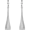 Wholesale 👍 Eggplant Drop Earrings in Sterling Silver by Belk & Co. 👍