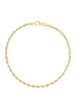 Outlet 🌟 14KY Rope Anklet Bracelet by Belk & Co. 🥰