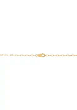 Promo 😍 Onyx Necklace in 10K Yellow Gold by Belk & Co. ⭐ -DealsBelk & Co. Store Belk 7761