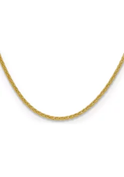 Wholesale 🔔 14K Yellow Gold 1 Millimeter Adjustable Wheat Chain by Belk & Co. 💯 -DealsBelk & Co. Store Belk 7783