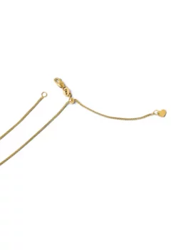 Wholesale 🔔 14K Yellow Gold 1 Millimeter Adjustable Wheat Chain by Belk & Co. 💯 -DealsBelk & Co. Store Belk 7784