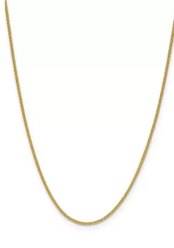 Wholesale 🔔 14K Yellow Gold 1 Millimeter Adjustable Wheat Chain by Belk & Co. 💯 -DealsBelk & Co. Store Belk 7785