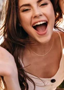 Flash Sale ✨ 18k Yellow Gold Plated Sterling Silver 1.2mm Snake Chain Necklace by Belk & Co. ⭐ -DealsBelk & Co. Store Belk 7833