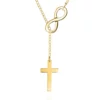 Hot Sale 🥰 14k Yellow Gold Infinity Cross Pendant by Belk & Co. 🤩