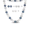 Best reviews of 🥰 7.5-8MM Multi-Color Freshwater Cultured Pearl 5-Piece Set of Necklace Earrings & Bracelet in Sterling Silver by Belk & Co. 🎁