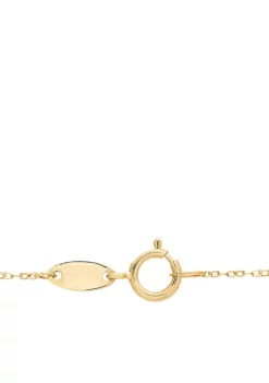 Brand new 😀 Bar Necklace on Cable Chain in 10K Yellow Gold by Belk & Co. 😍 -DealsBelk & Co. Store Belk 80