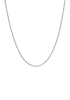 Budget ✨ 14K White Gold 1.15mm Perfectina Solid Chain by Belk & Co. 🔥