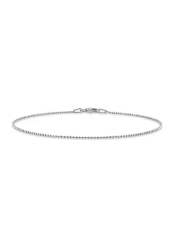Best deal 🎉 Sterling Silver 1 Millimeter Ball Chain Anklet by Belk & Co. ⌛