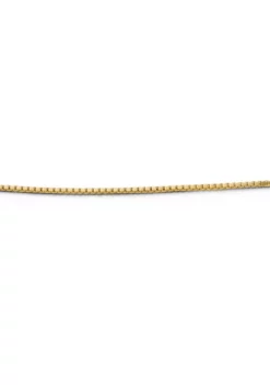 Budget 🤩 14K Yellow Gold 0.8 Millimeter Adjustable Box Chain by Belk & Co. 😀 -DealsBelk & Co. Store Belk 8108