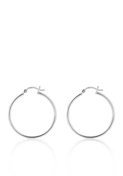 Best reviews of 👏 Sterling Silver Round Hoop Earrings by Belk & Co. 🌟 -DealsBelk & Co. Store Belk 8114
