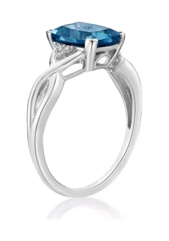 Best reviews of ✨ 2.5 ct. t.w. London Blue Topaz and 1/10 ct. t.w. Diamond Ring in 10K White Gold by Belk & Co. ✨ -DealsBelk & Co. Store Belk 8153
