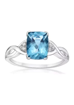 Best reviews of ✨ 2.5 ct. t.w. London Blue Topaz and 1/10 ct. t.w. Diamond Ring in 10K White Gold by Belk & Co. ✨ -DealsBelk & Co. Store Belk 8155