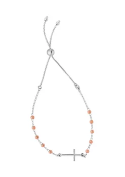 Best reviews of ⭐ Sterling Silver Cross Bolo Bracelet by Belk & Co. 🛒