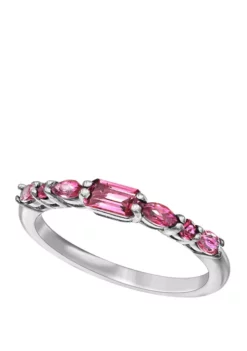 Hot Sale 🥰 3/4 ct. t.w. Pink Amethyst Ring in Sterling Silver by Belk & Co. 😍