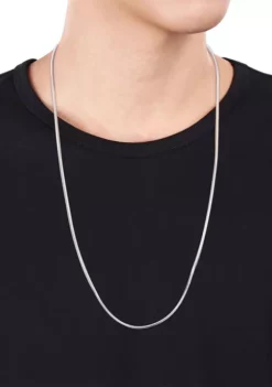 Best Pirce ✔️ Sterling Silver 1.9mm Snake Chain Necklace by Belk & Co. 💯 -DealsBelk & Co. Store Belk 8262