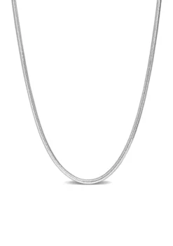 Best Pirce ✔️ Sterling Silver 1.9mm Snake Chain Necklace by Belk & Co. 💯 -DealsBelk & Co. Store Belk 8264